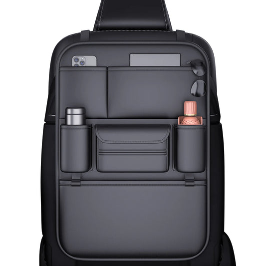Universal PU Leather Car Seat Back Organizer