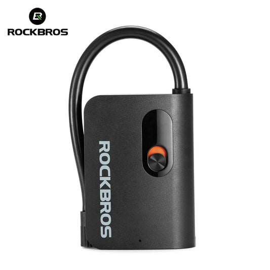 ROCKBROS Portable Electric Bike Pump Type-C Fast Charging High Pressure Inflator