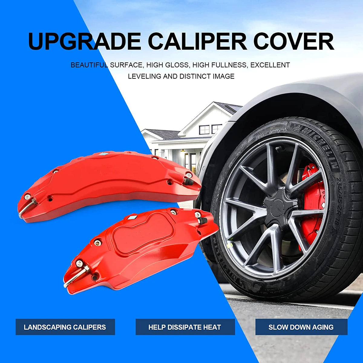 Tesla Model Y 2020-2024 Aluminium Brake Caliper Covers 4-Piece Set