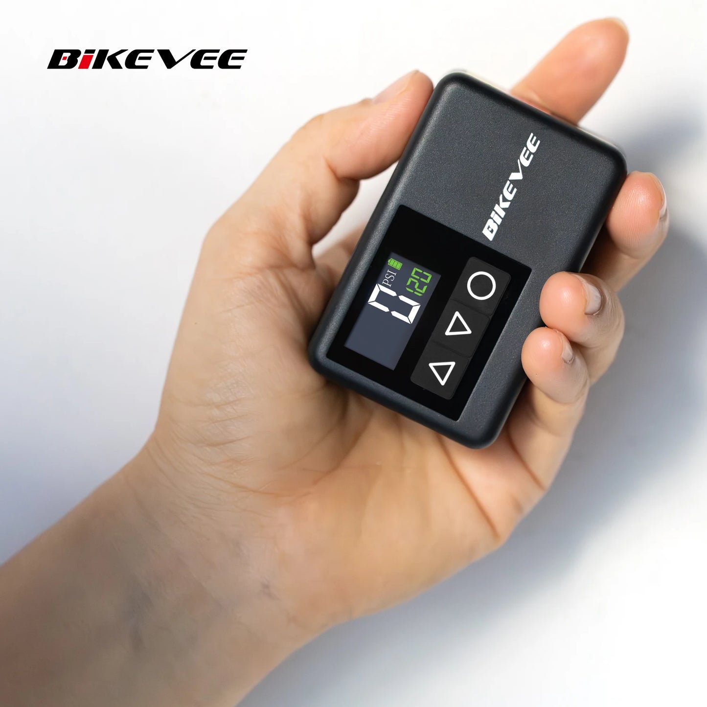 BIKEVEE Mini-Elektrofahrradpumpe 120 PSI mit digitaler Anzeige