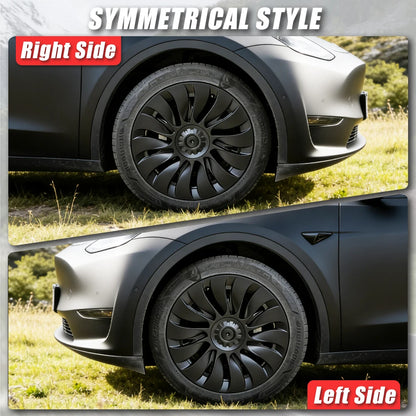 Tesla Model Y 19-Inch Performance Hub Caps 4-Piece Set