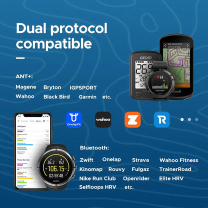 GEOID HS500 Heart Rate Monitor with Bluetooth & ANT+