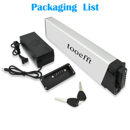 Tooefft DCH-006 E-Bike-Akku 48V - 10,4Ah/12,8Ah/13,6Ah/14Ah