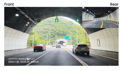 DDPAI N5 Dual 4K Dash Cam with 5GHz WiFi, GPS & AI Radar Parking