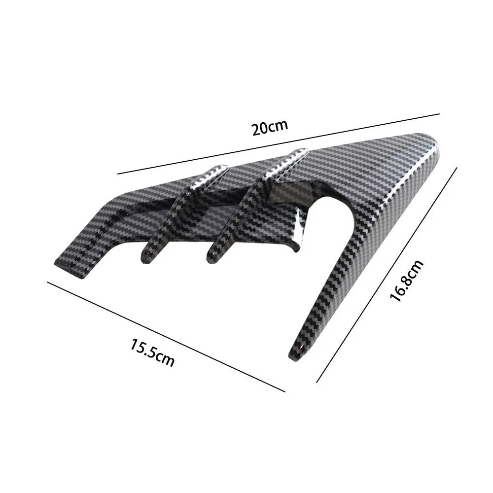 Bright Carbon Fibre Side Camera Covers for Tesla Model 3 / Model Y
