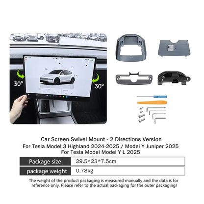 Schwenkbare Touchscreen-Halterung für Tesla Model 3 Highland / Model Y Juniper