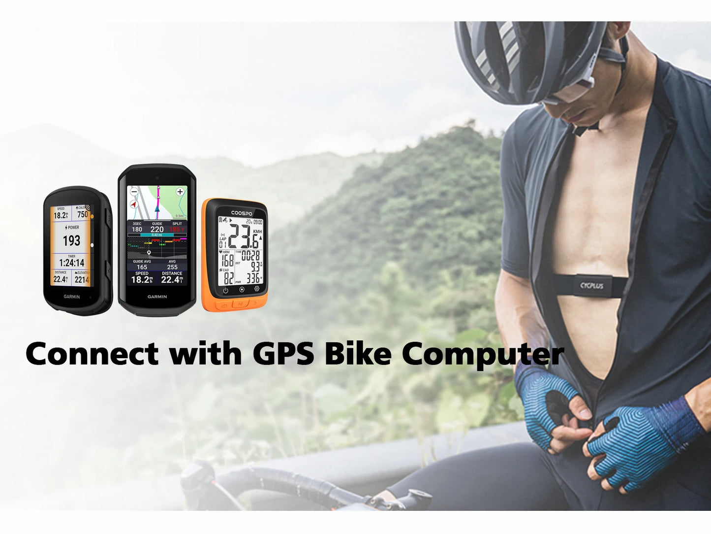 CYCPLUS H2 Pro Heart Rate Monitor Chest Strap