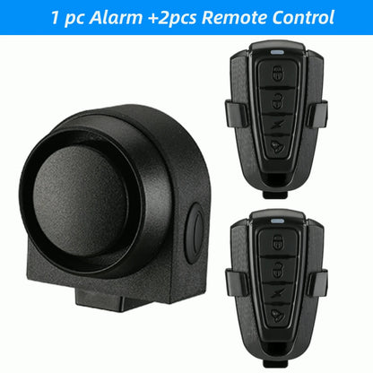 Wireless Bike Alarm – 115dB Waterproof Security Alarm with Remote Control