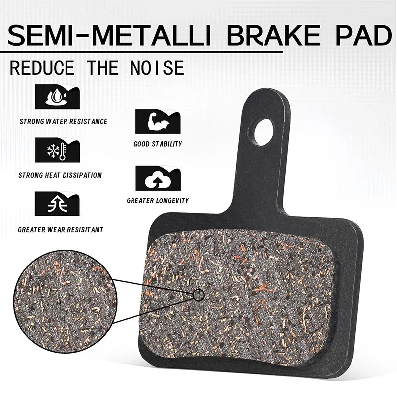 BUCKLOS Semi-Metal Bike Brake Pads