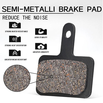 BUCKLOS Semi-Metal Bike Brake Pads