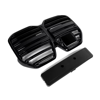 Grille Magickit pour BMW Série 4 G26 i4 Gran Coupe eDrive35 40 M50 2022 2023 2024, grille d'admission d'air supérieure de pare-chocs avant, noir brillant