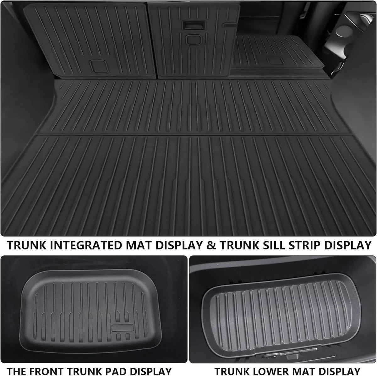 Tesla Model Y Juniper 2025-2026 All-Weather TPE Floor Mats & Cargo Liners Set