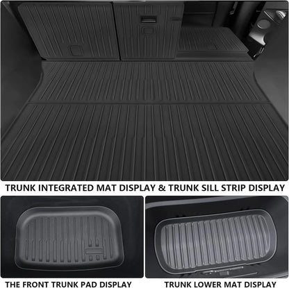Tesla Model Y Juniper 2025-2026 All-Weather TPE Floor Mats & Cargo Liners Set