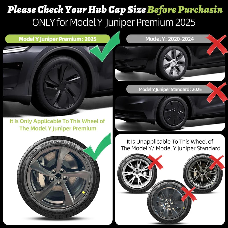Tesla Model Y Juniper 19-Inch Wheel Covers 2025–2026