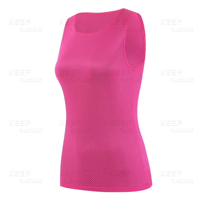 Women's Quick Dry Sleeveless Cycling Base Layer Vest