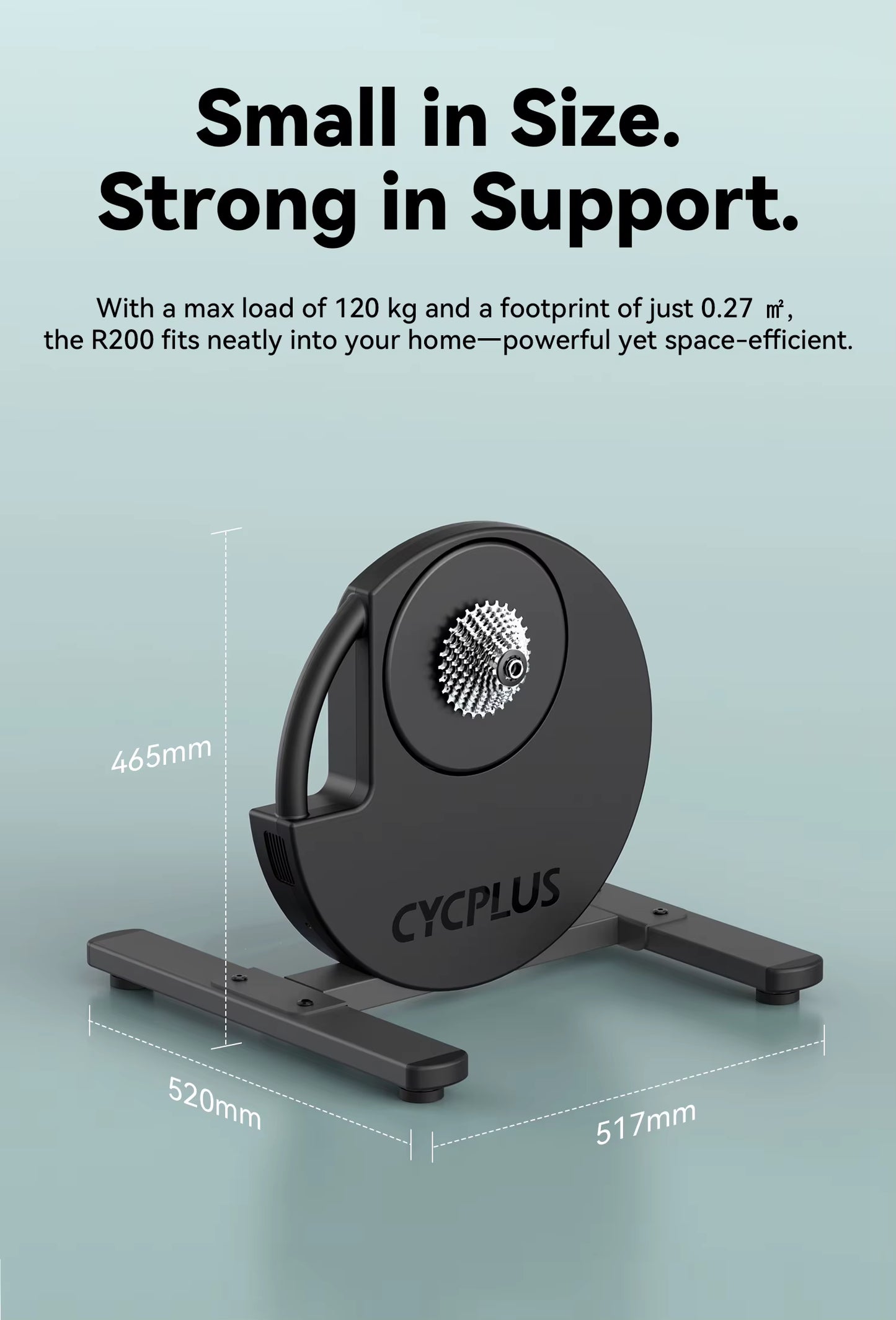 CYCPLUS R200 Smart Bike Trainer – 2200W Indoor-Trainer mit ANT+ & Bluetooth