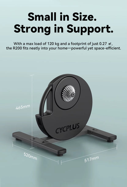 CYCPLUS R200 Smart Bike Trainer – 2200W Indoor-Trainer mit ANT+ & Bluetooth