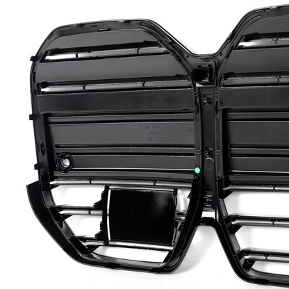 Grille Magickit pour BMW Série 4 G26 i4 Gran Coupe eDrive35 40 M50 2022 2023 2024, grille d'admission d'air supérieure de pare-chocs avant, noir brillant