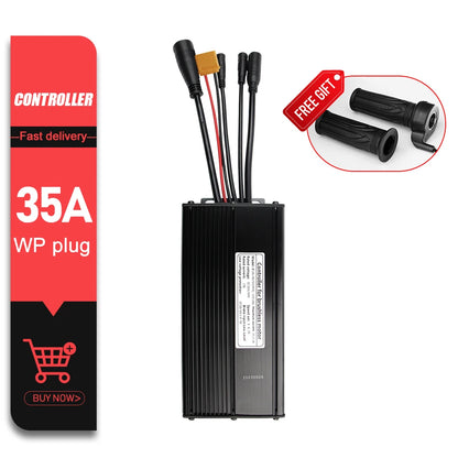 KT Waterproof E-Bike Controller 36V/48V – 14A to 35A Brushless Motor Controller