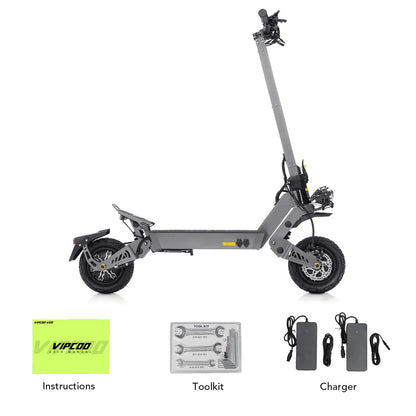 VIPCOO VS9 Dual Motor Klappbarer Elektroroller