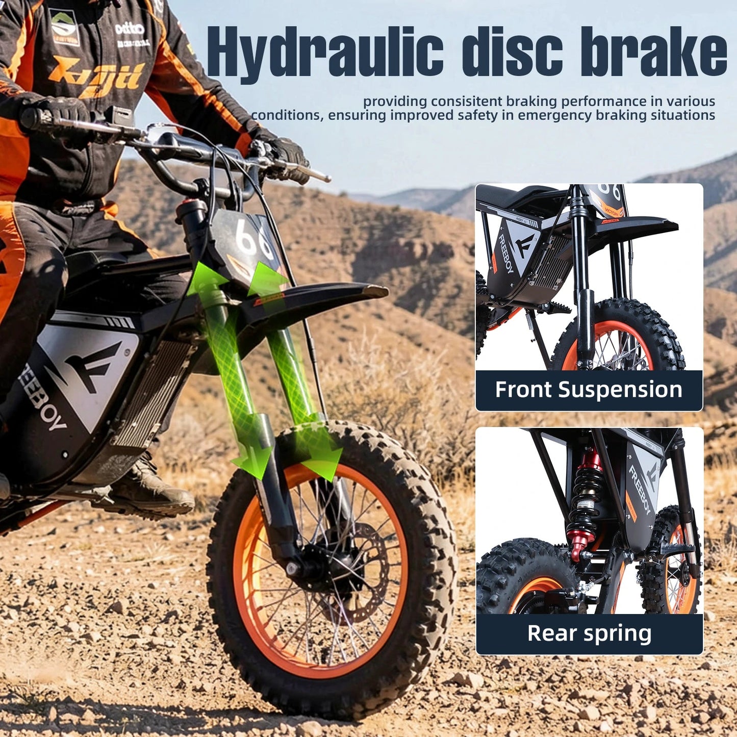FREEBOY Y66 Elektrisches Dirtbike