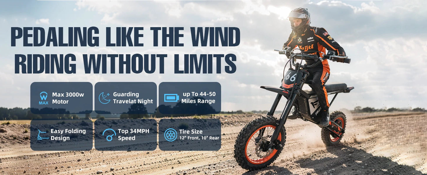 FREEBOY Y66 Elektrisches Dirtbike