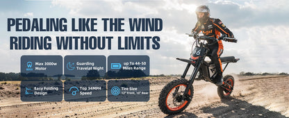 FREEBOY Y66 Elektrisches Dirtbike