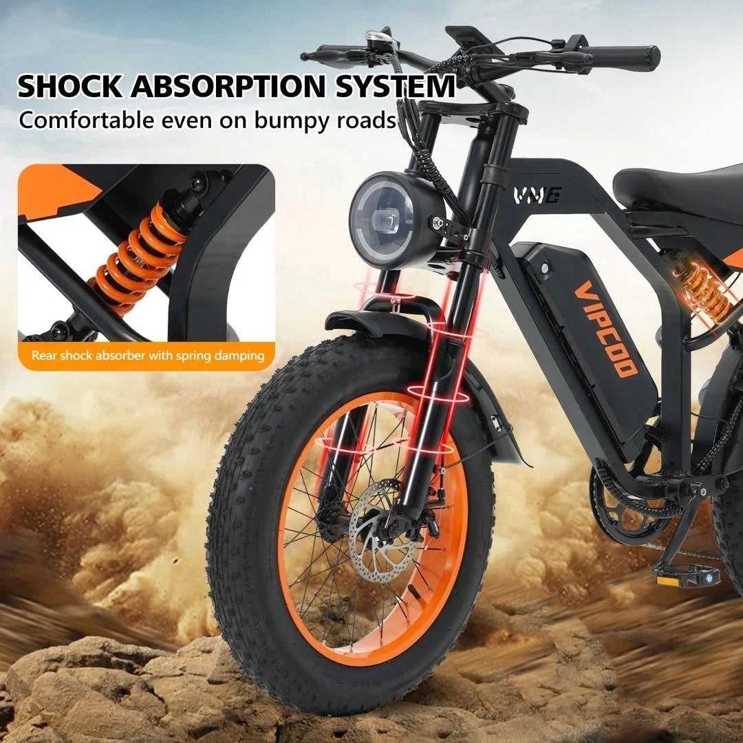VIPCOO VM6 Fat Tyre Elektrofahrrad