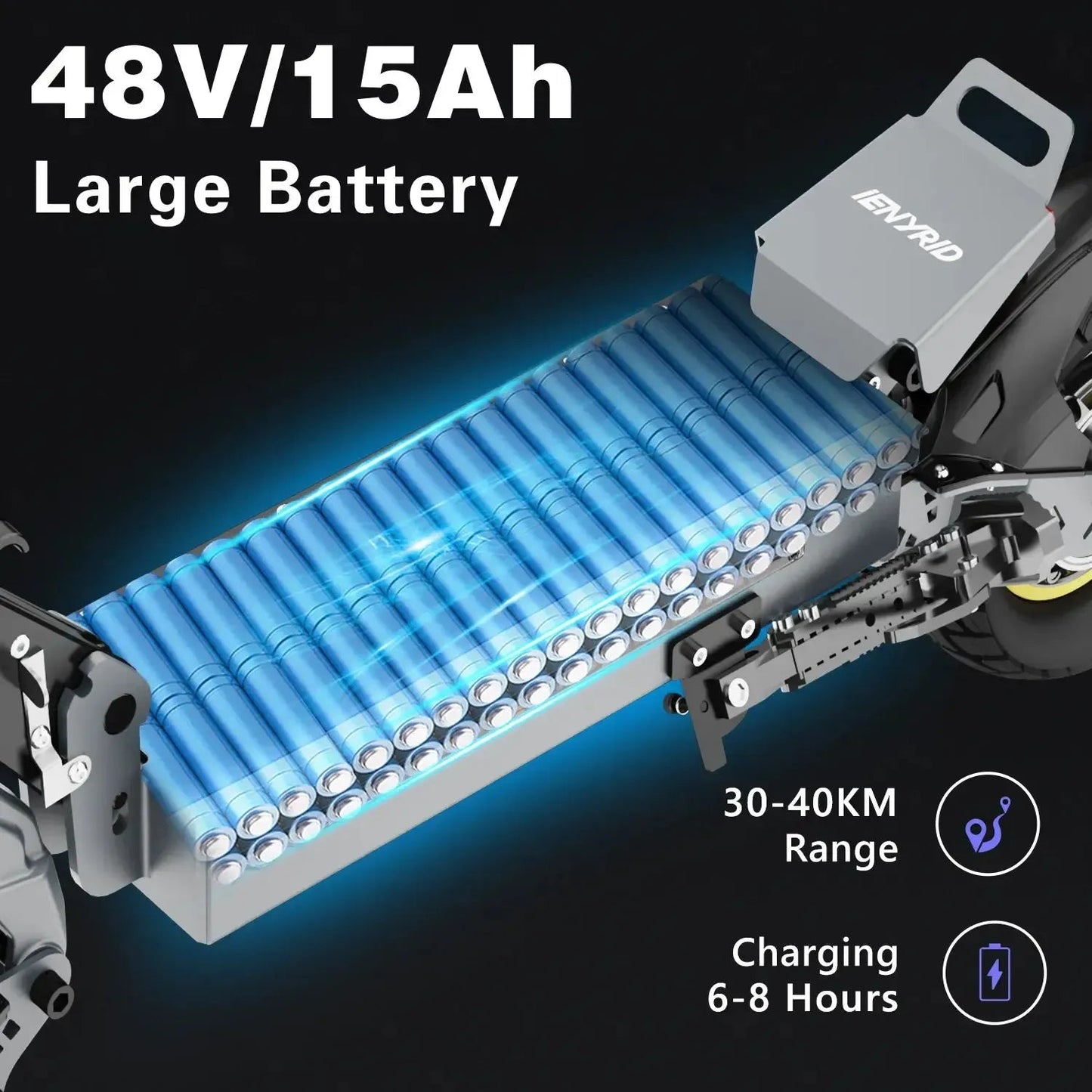 iENYRID S1 faltbarer Offroad-Elektroroller