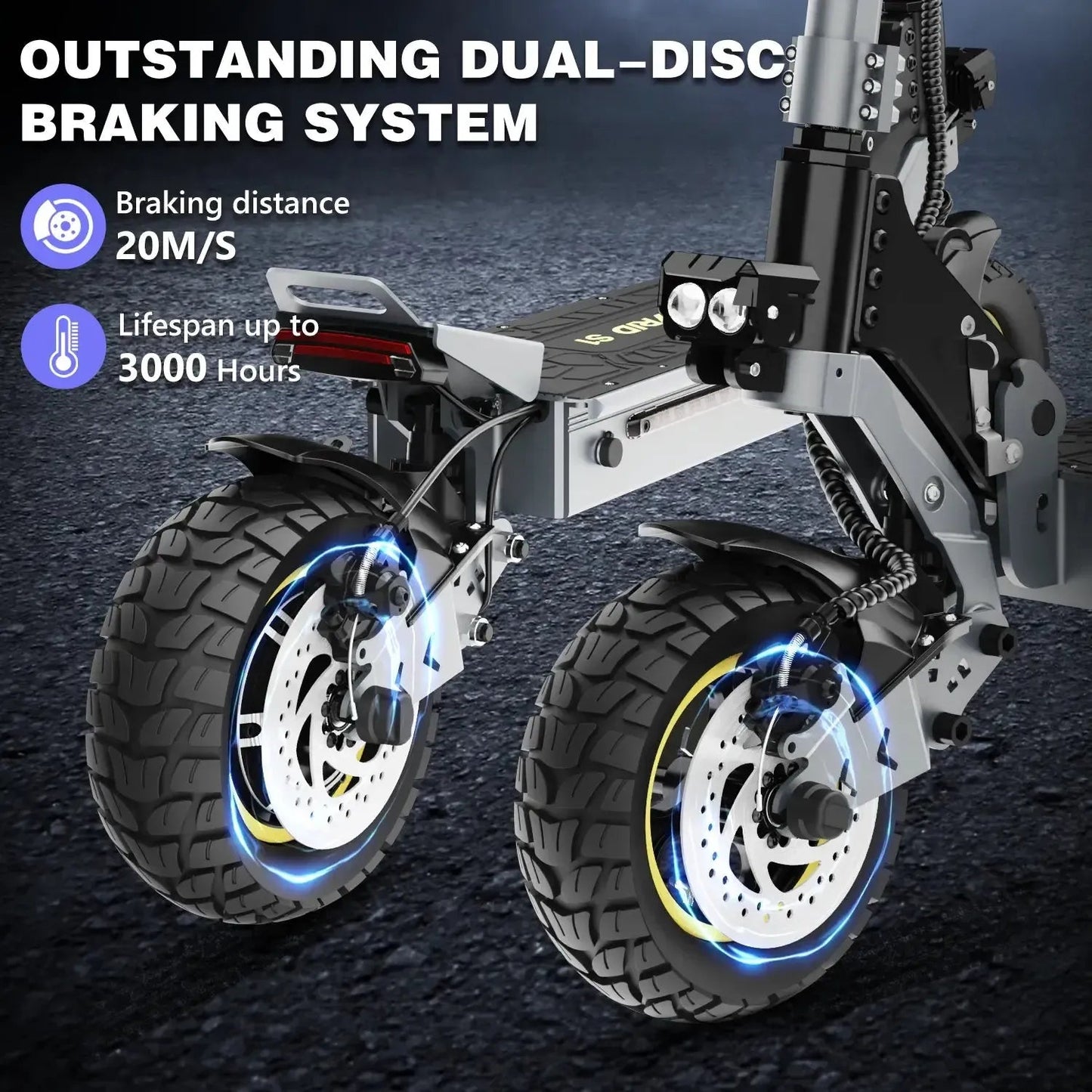 iENYRID S1 faltbarer Offroad-Elektroroller