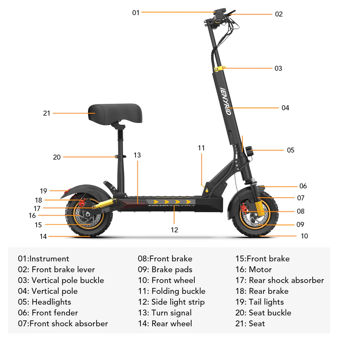 iENYRID M4 PRO S+ Klappbarer Elektroroller