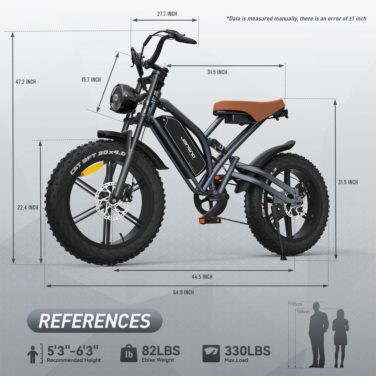 JANSNO X50 Mountain E-Bike