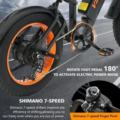 VIPCOO VM6 Fat Tyre Elektrofahrrad
