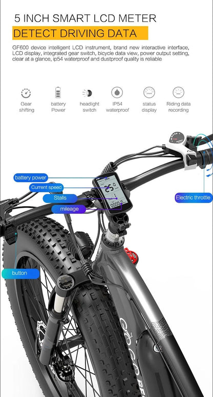 GOGOBEST GF600 Elektrisches Mountainbike