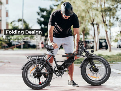 SAMEBIKE LOTDM200-II Elektro-Faltrad mit hohem Drehmoment