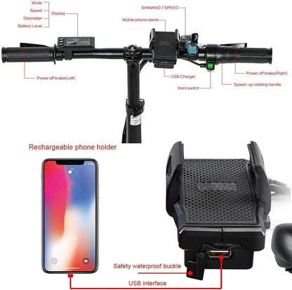 SAMEBIKE 20LVXD30-II Faltbares Elektrofahrrad