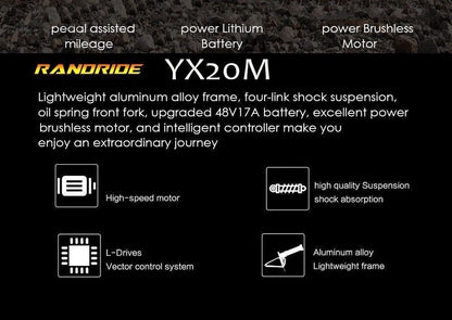 RANDRIDE YX20M Klapp-E-Bike