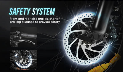 SAMEBIKE LOTDM200-II Elektro-Faltrad mit hohem Drehmoment