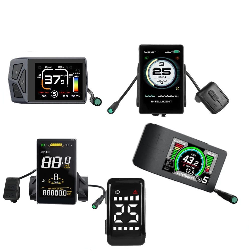 UART E-Bike Display for BAFANG Motors – LCD Bluetooth Control Panel