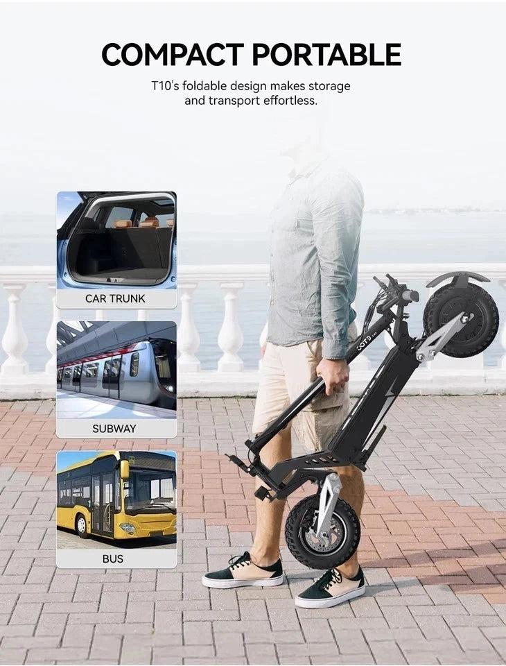 OOTD T10 klappbarer Elektroroller