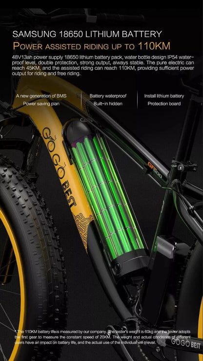 GOGOBEST GF600 Elektrisches Mountainbike