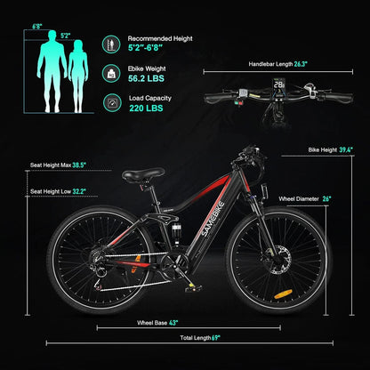 SAMEBIKE XD26-II Electric Bike