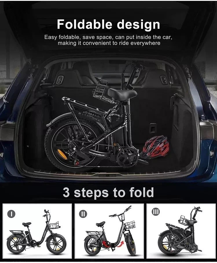 SAMEBIKE C05 Pro klappbares E-Bike