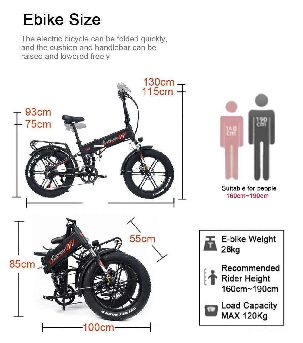 RANDRIDE YX20M Klapp-E-Bike