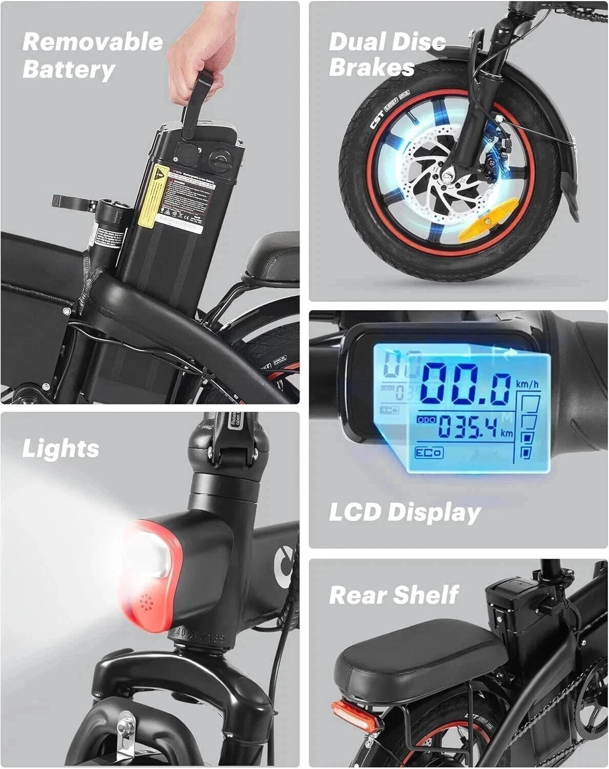 DYU A5 Klapp-E-Bike