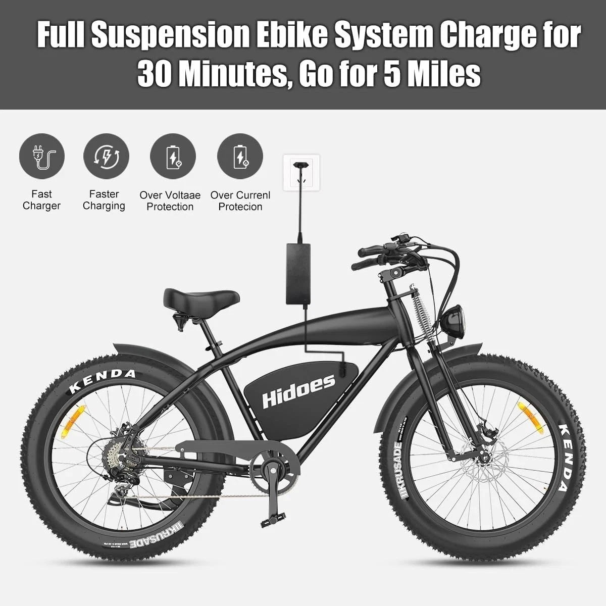 HIDOES B3 Fat Tire Elektrofahrrad