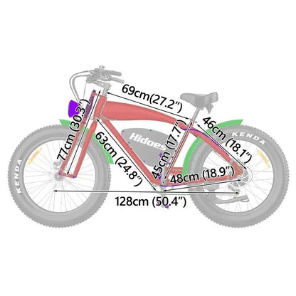 HIDOES B3 Fat Tire Elektrofahrrad
