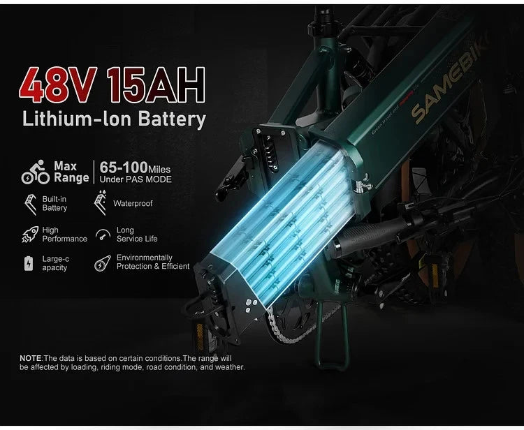 SAMEBIKE XWLX09-II klappbares Elektro-Mountainbike